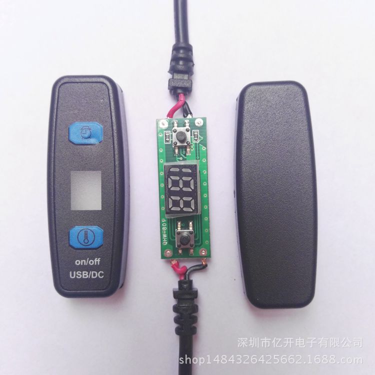 (2개) 공장 직접 공급 전기 난방 벨트 전기 난방 무릎 패드 난방 옷 온라인 온도 제어 타이밍 스위치