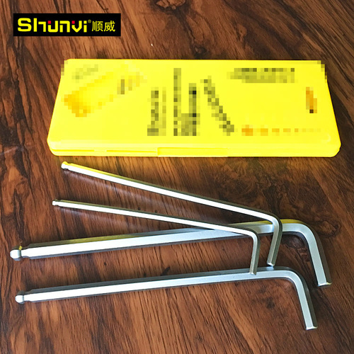 Crown Tool Box Set of 9 Long and Extended Matte Finish Internal Hex S2 Internal Hex Wrench Wholesale