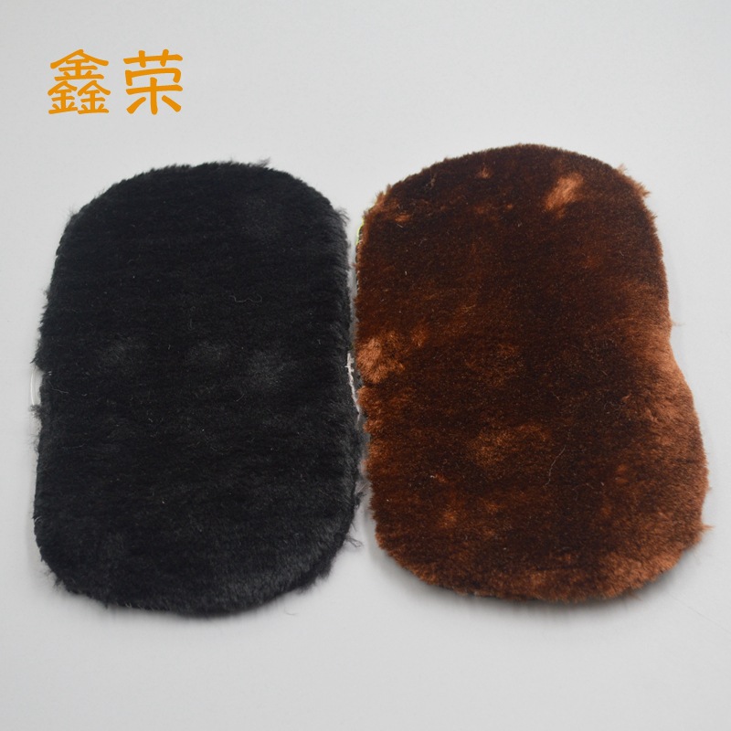 厂家直销毛绒擦鞋手套 抛光鞋擦手套便携式