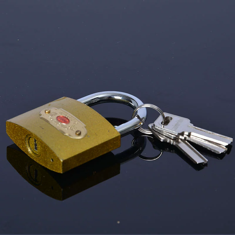 Hengsheng brand gold iron hanging lock 364 computer key dormitory door small hanging lock lock house anti -theft lock