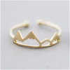 Fashionable adjustable ring, Aliexpress, city style, simple and elegant design, three colors