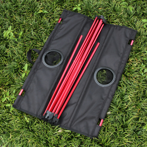 Outdoor ultra-light aluminum alloy portable folding table picnic table tea table camping barbecue square table small size