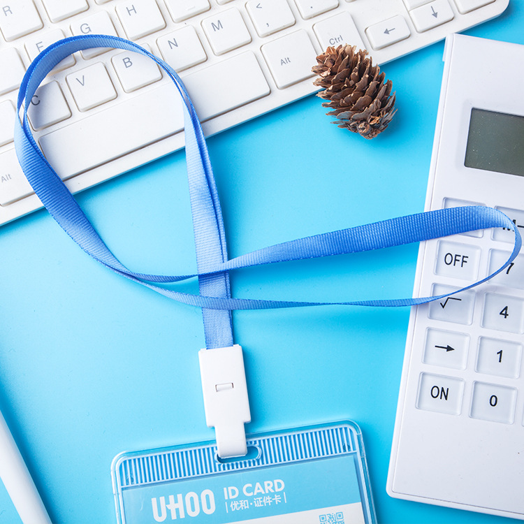 1.0 Gifted and Certificates Ferrule Lanyard Employee's card Card Lanyard entrance guard card Sling Student Card rope customized