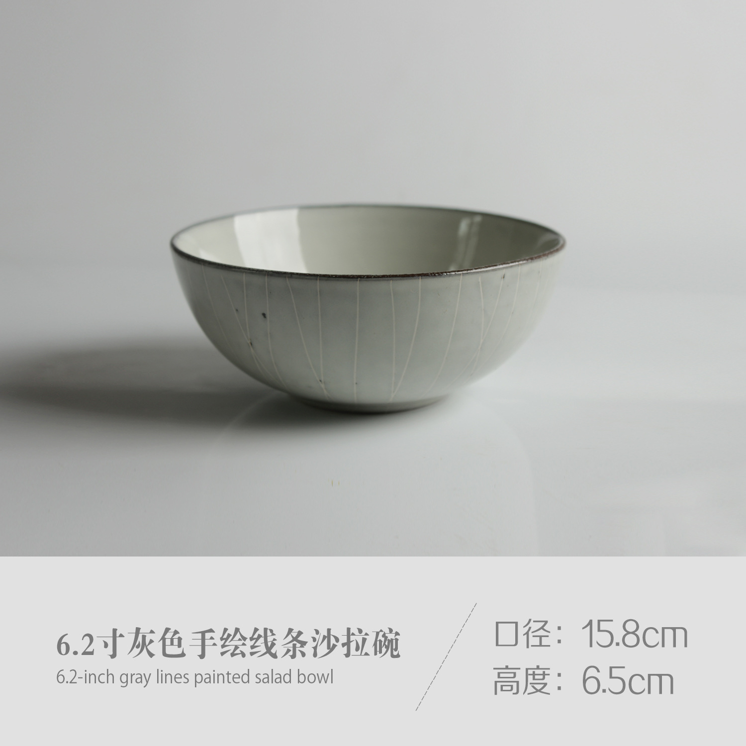 Vajilla de cerámica creativa personalizada línea pintada a mano tazón de fideos tazón de sopa ensaladera plato plano plato de aperitivo de disco grande taza