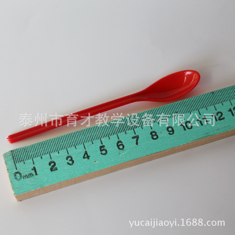64042彩色塑料药匙三个一组塑料勺子实验耗材可单个卖教学仪器