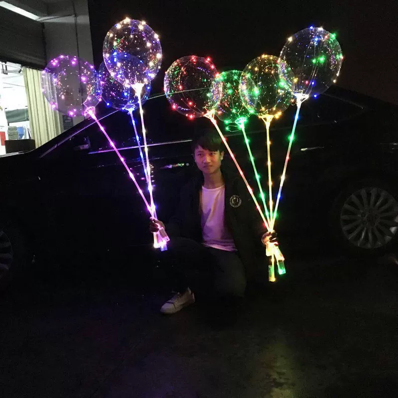 Светящиеся шары с LED-подсветкой для признаний в любви