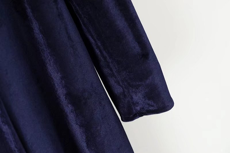 Sexy & Party Polyesterdress(Hide blue -S)NHAM0409-Hide blue -S