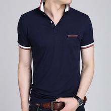 【现货】夏季男士短袖T恤 纯棉男式韩版修身 翻领短袖T恤男 6369