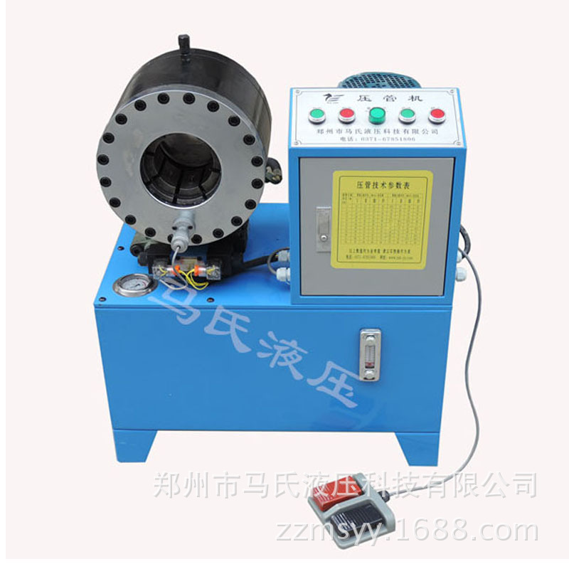 液压胶管扣压机高压管扣管机锁管机全自动压管机