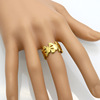 Fashionable classic universal ring stainless steel, Korean style, four-leaf clover, simple and elegant design