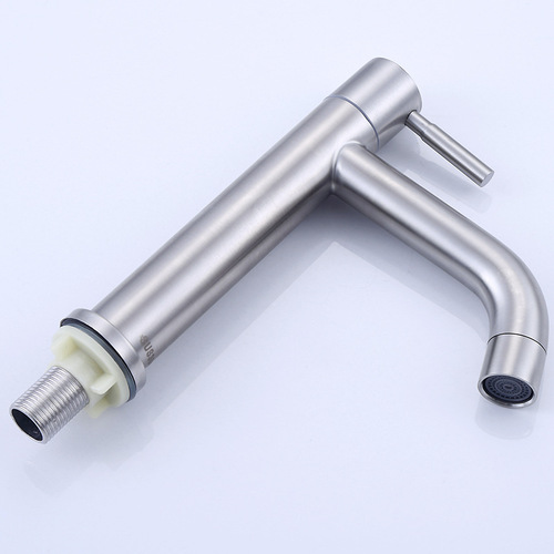 304 stainless steel single cold basin faucet bathroom wash basin basin bathroom wash basin faucet wholesale