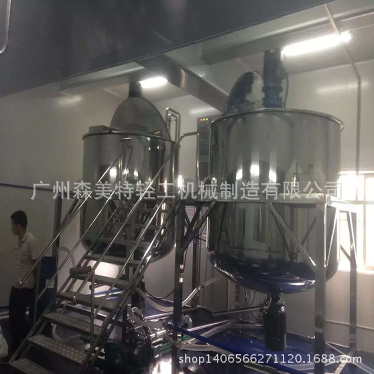洗衣液生产设备搅拌锅 搅拌罐5000L 洗衣液不锈钢液体搅拌罐 乳化