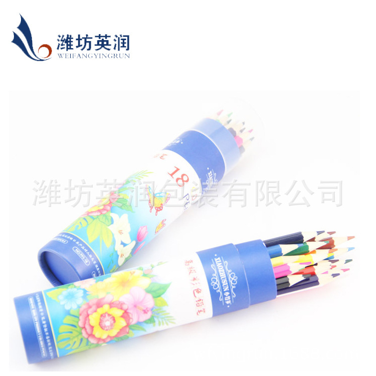 纸筒包装厂 通用纸管包装 印刷牛皮纸圆形纸罐 来样设计