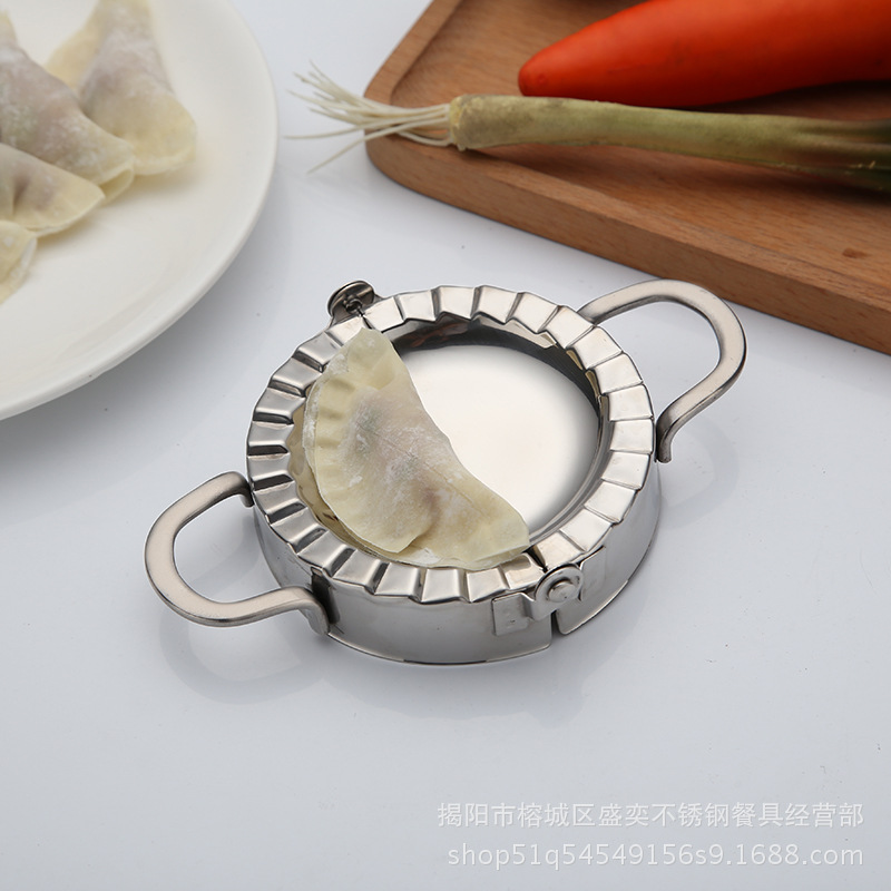 304不鏽鋼包餃子神器 水餃模具餃子器餃子夾 包餃子工具