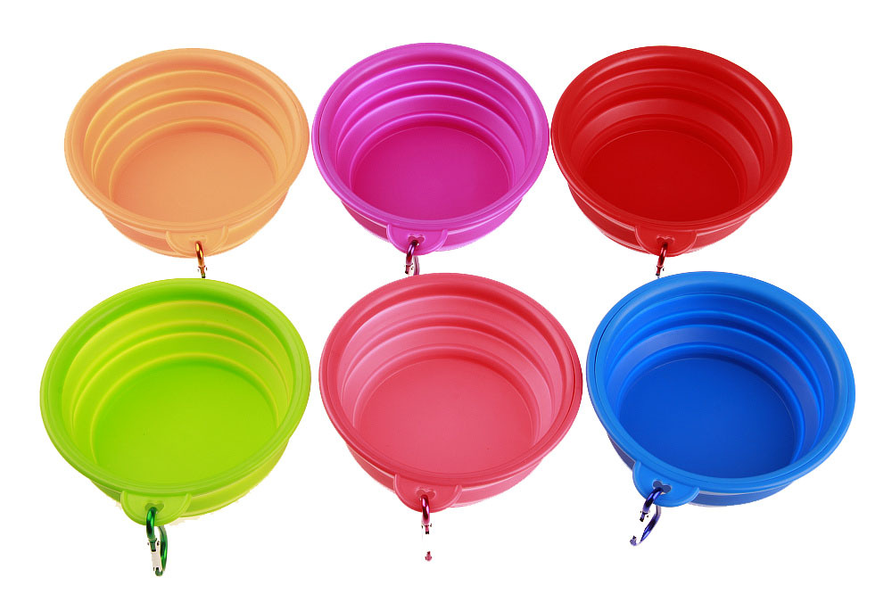 登山扣宠物硅胶狗碗 (12)