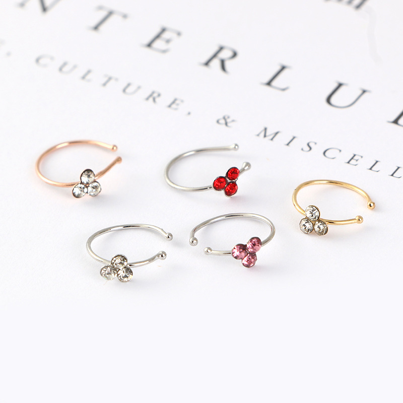 Labret piercing jewelry detail image