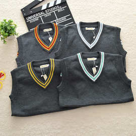 哈利波特V领毛衣格兰芬多表演会展日常 男女同款 现货