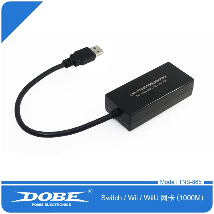 Card mạng DOBE 1000M Chuyển đổi card mạng có dây / Card mạng Wii có dây / Card mạng WiiU TNS-865 - WII / WIIU kết hợp