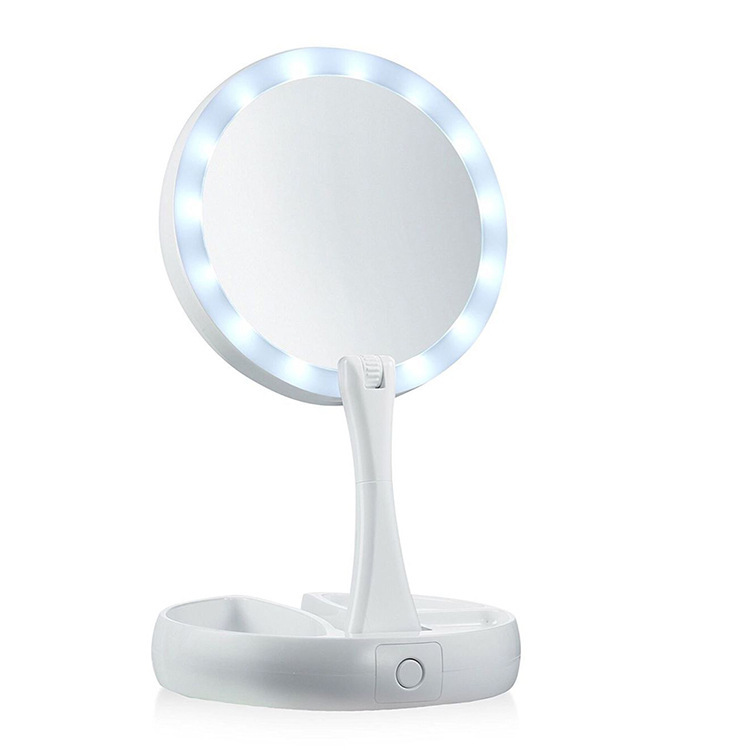 Nuevos productos de TV MI plegable espejo de maquillaje LED espejo de maquillaje plegable
