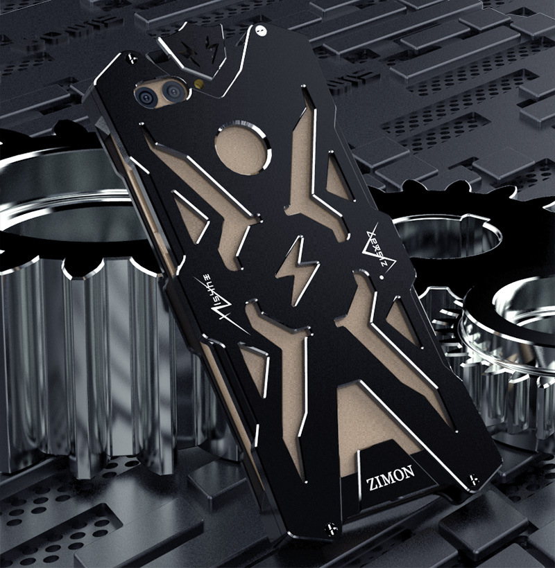 SIMON THOR Aviation Aluminum Alloy Shockproof Armor Metal Case Cover for Huawei nova 2