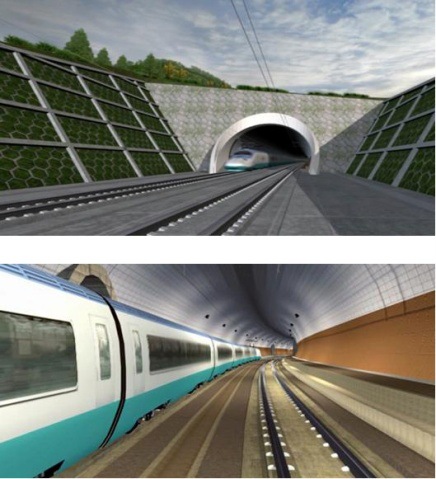 客专隧道示意图