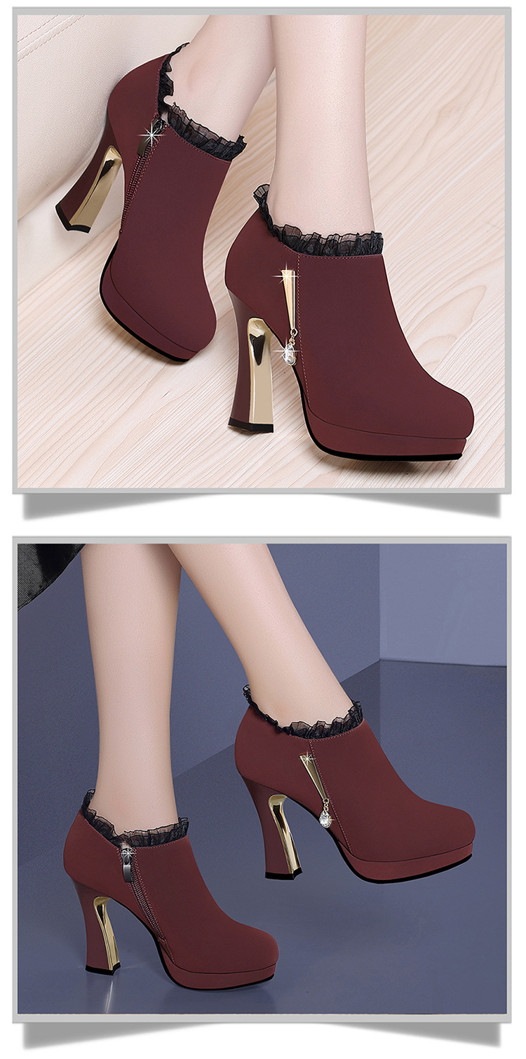 Bottes femme en Daim - Ref 3355324 Image 15