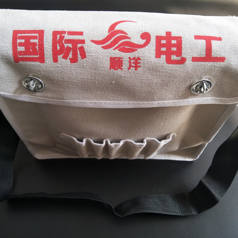 批发 工具包 多功能白帆布包 木工瓦工单肩包 可定电工包收纳