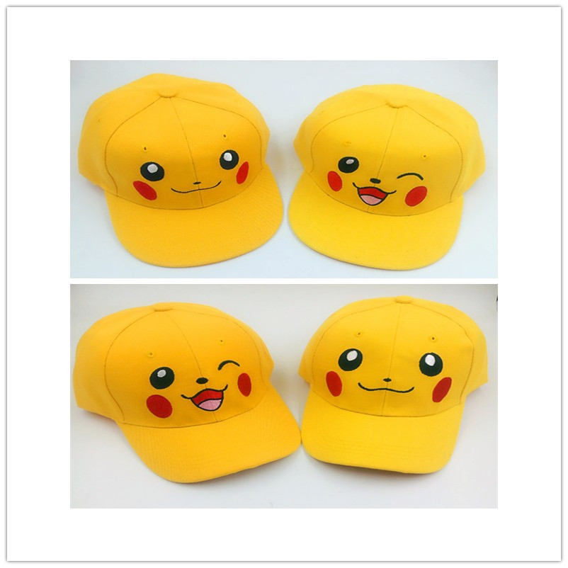 帮手主图-新款男女儿童棒球帽子 小黄人刺绣双眼嘻哈帽平沿帽 