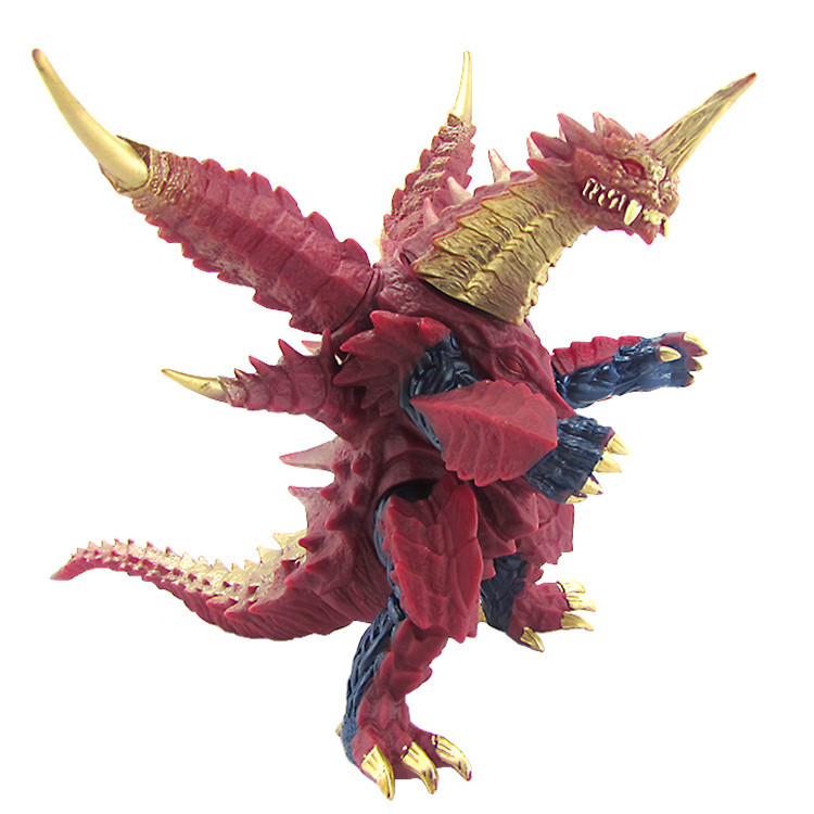 银河超人怪兽软胶玩具 大号哥斯拉玛伽大蛇巴萨魔怪之域