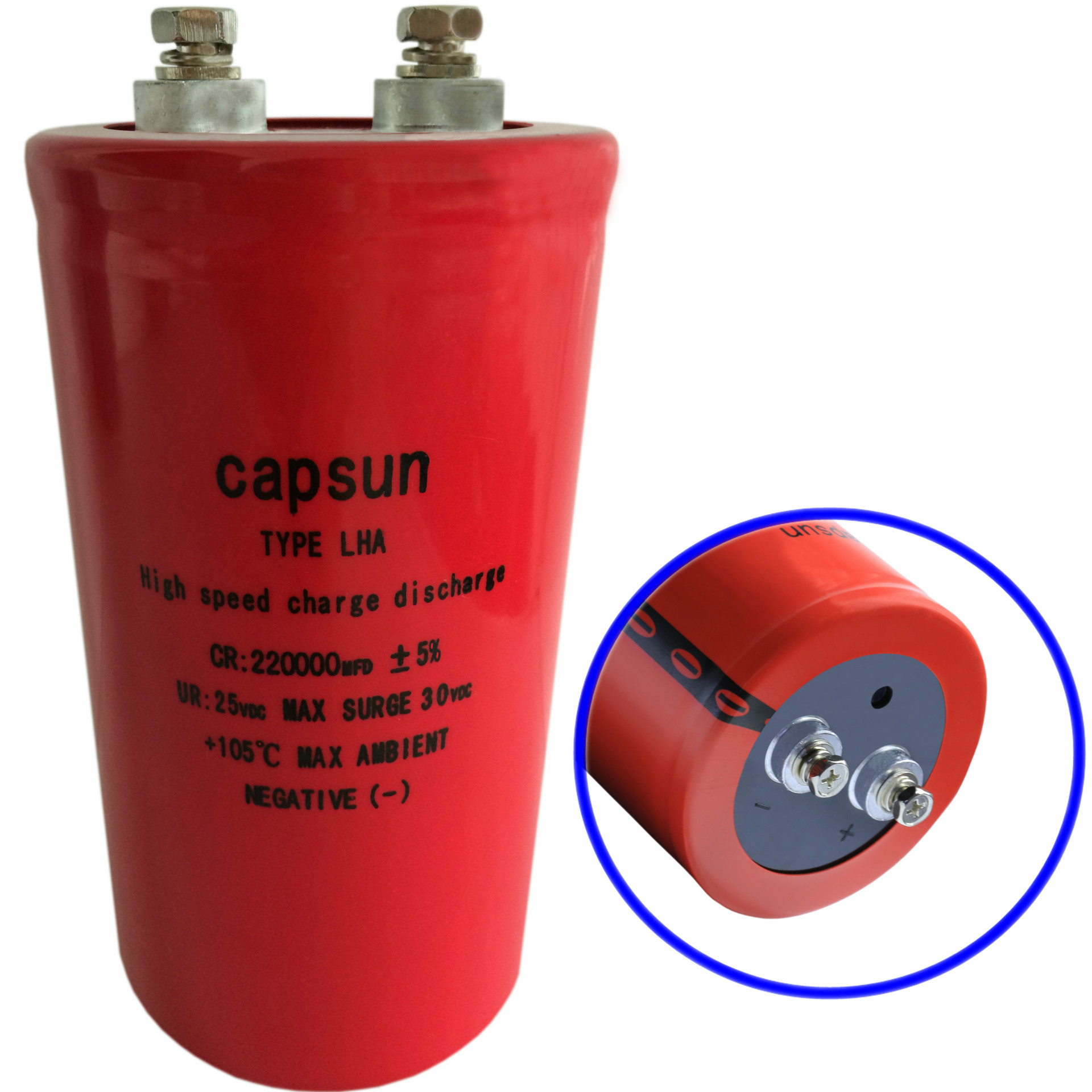 CAPSUN厂家 220000UF25V 高耐压电解电容器 长寿命电容 品质保证