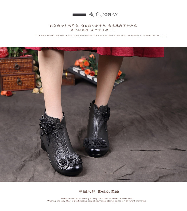 Bottes femme TRANQUILLEMENT en En cuir - Ref 3355144 Image 17