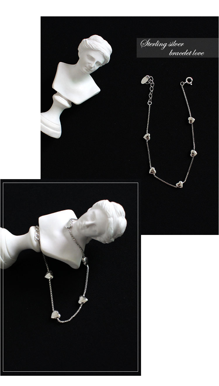 3g Weight 0.03µm Gold Plating Thickness Long-Lasting Plated Gold Plating Process Hsl006 Korean Version Of Sterling Silver S925 Personality Minimalist Creative Glossy Bracelet