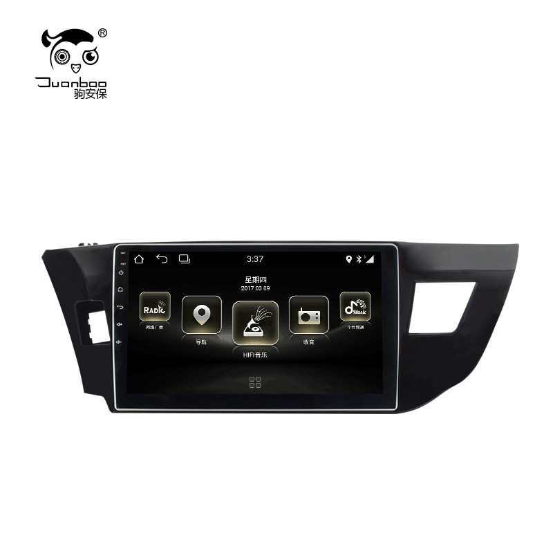 驹安保横屏机丰田雷凌10.1寸大屏DVD安卓功放车载导航