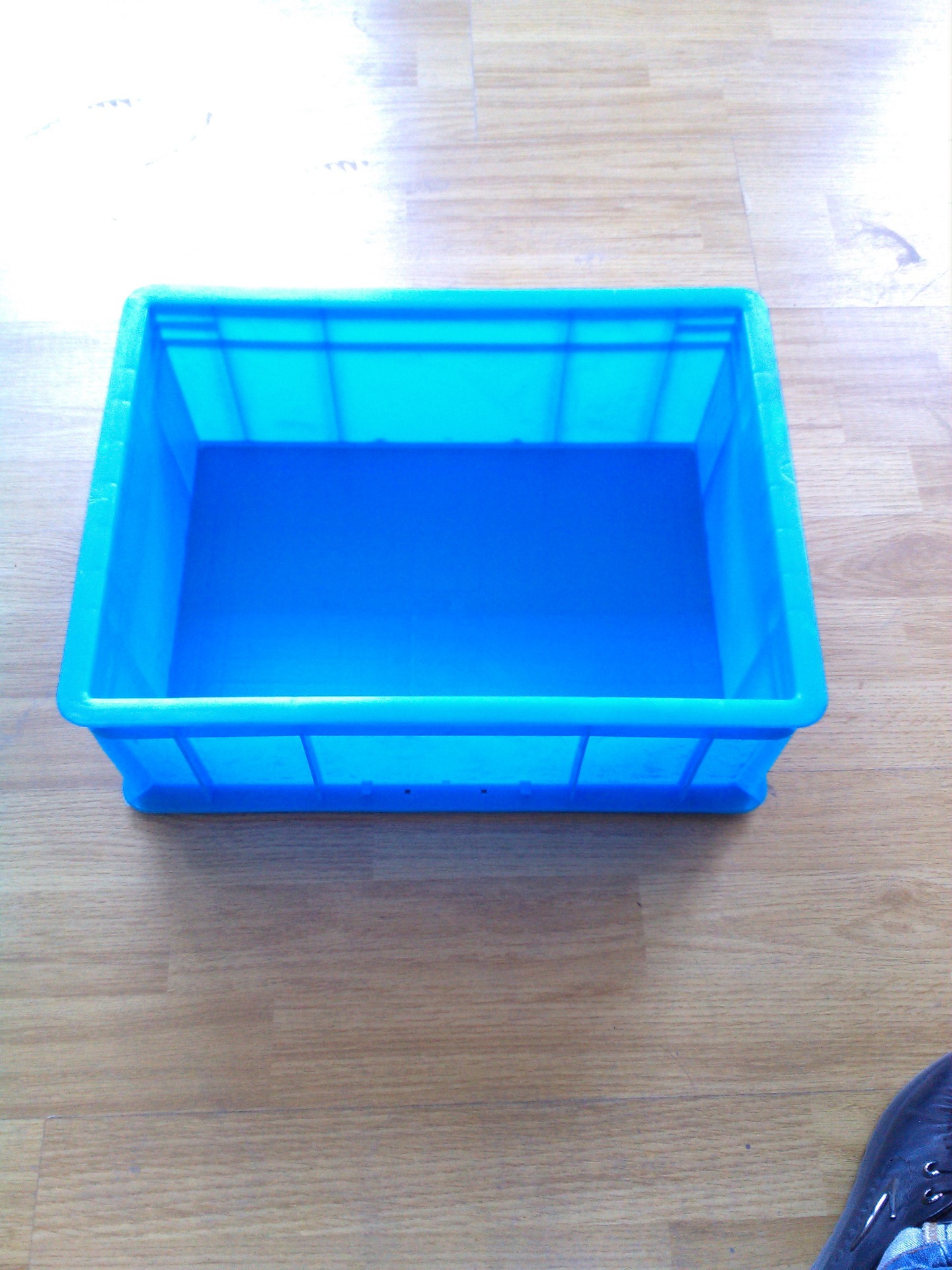 厂家直供 加厚380塑料周转箱380*277*145mm 工具箱