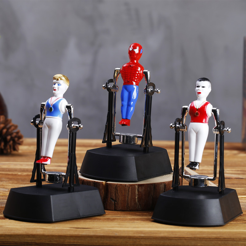 originality Spider-Man Gymnastics Magnetic force Perpetual Wiggler Model to work in an office desktop Decoration lovers gift