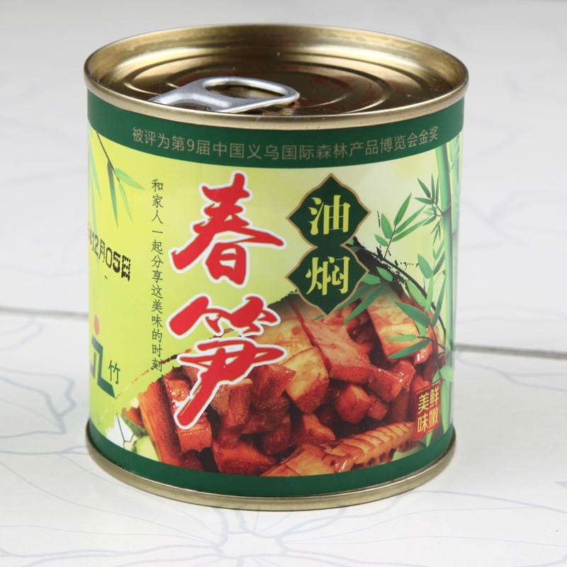 新货油焖春笋罐头280克装开罐即食临安土特产天目山笋干雷笋烤笋|ms
