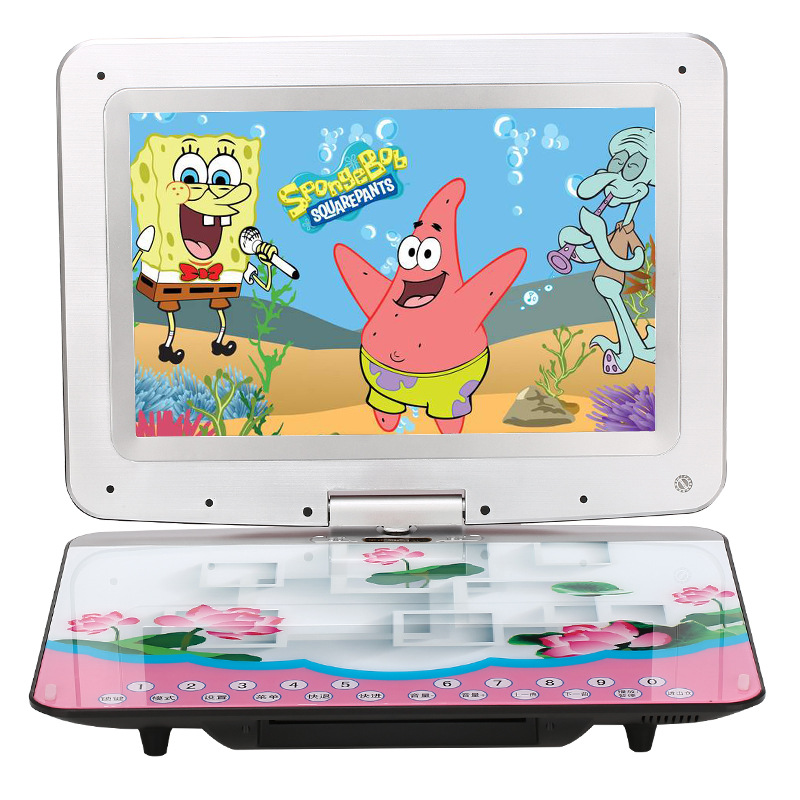 Y8移动dvd高清便携式玻璃触摸按键家用碟机看戏机视频机25寸|ru