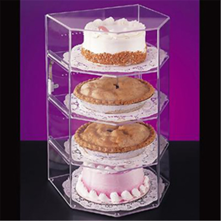亚克力透明圆形店面蛋糕展示架 亚克力展示架