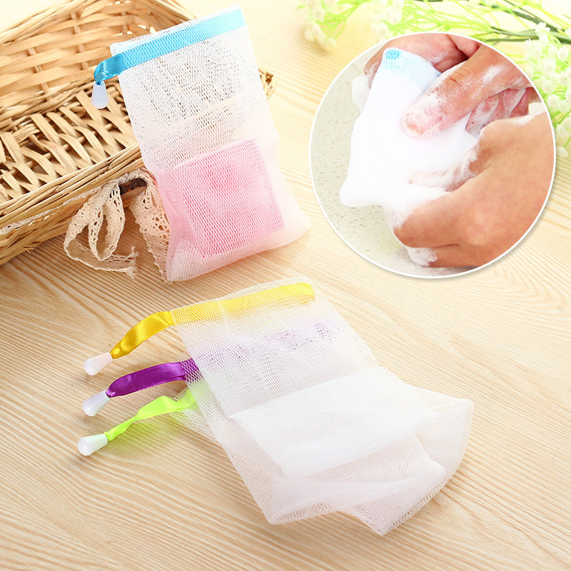 韩国手工皂洗面奶起泡网 双层可挂打泡网起泡沫袋深层洁面发泡网