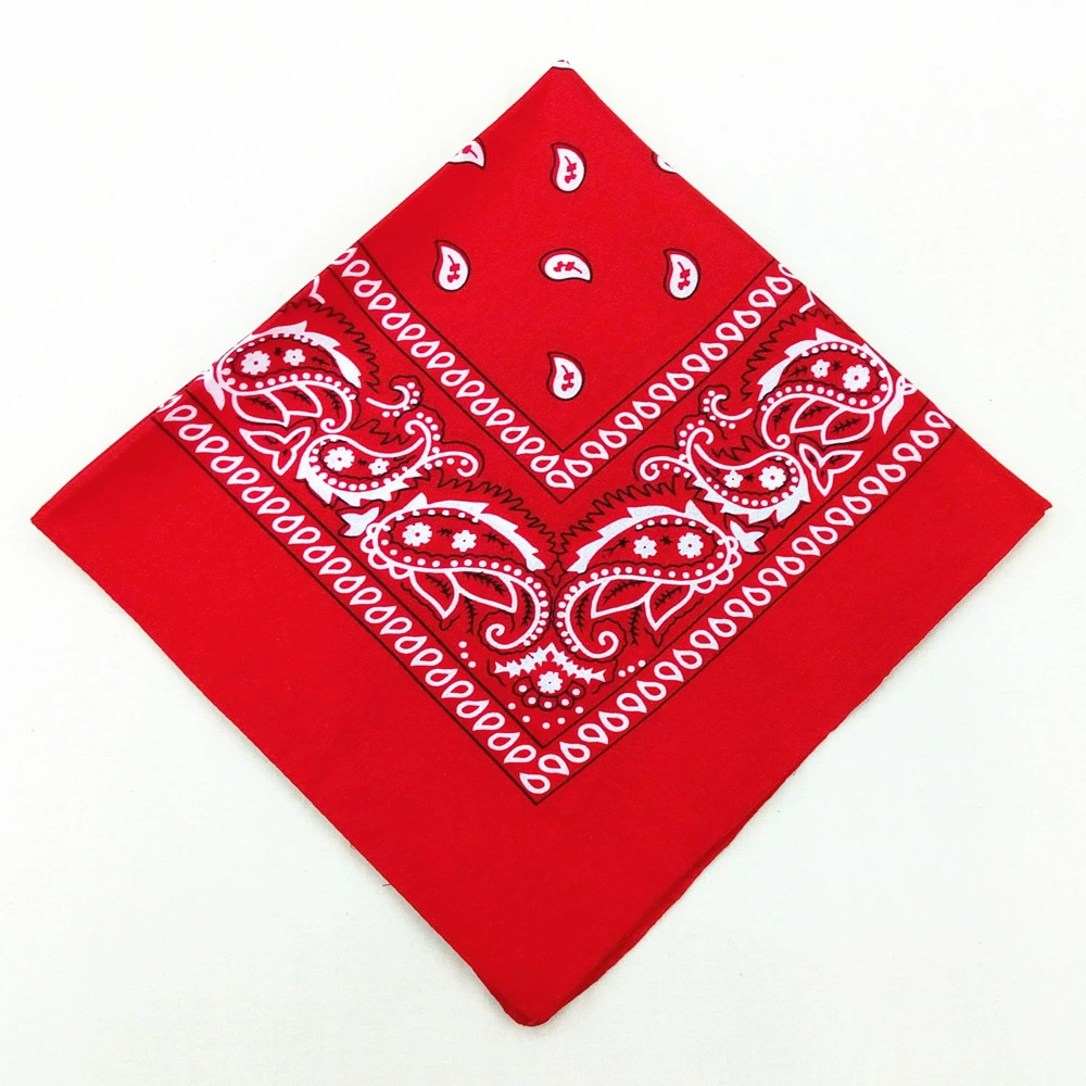 Headscarf, polyester 55 cm, paisley vortex print, one size (multi-color)