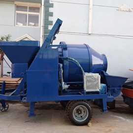 混凝土搅拌和输送一体的设备 搅拌泵送一体机 滚筒搅拌输送泵