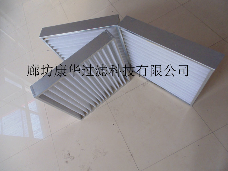 供应金属铝框中效袋式过滤器 594*594*400*6P*21  F8板框式过滤器