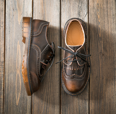 2018秋季新款英倫加絨日系森女學院風制服鞋韓版百搭樂福鞋女鞋