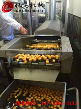 鱼豆腐油炸生产线 藕荷全自动油炸机 肉类 纯油刮渣全自动油炸机