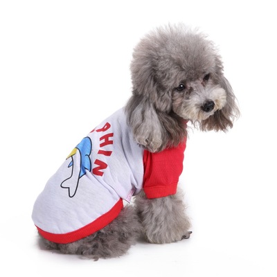 Selling Pets clothes summer Spring and summer new pattern Dolphin Dogs clothes summer T-shirt Pets clothing Spring and summer skirt