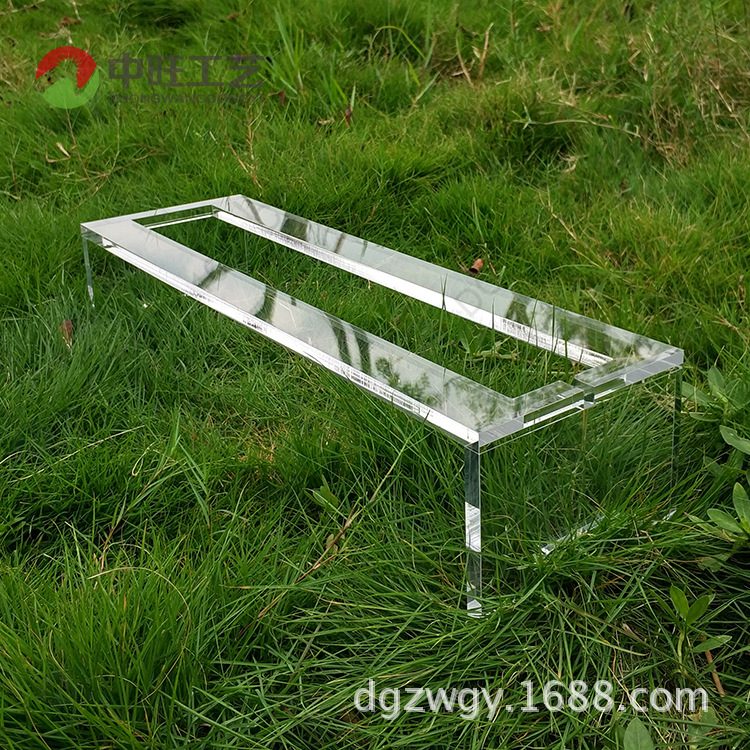 透明亚克力鱼缸配件 亚克力制品鱼缸托架子 创意有机玻璃鱼缸灯架