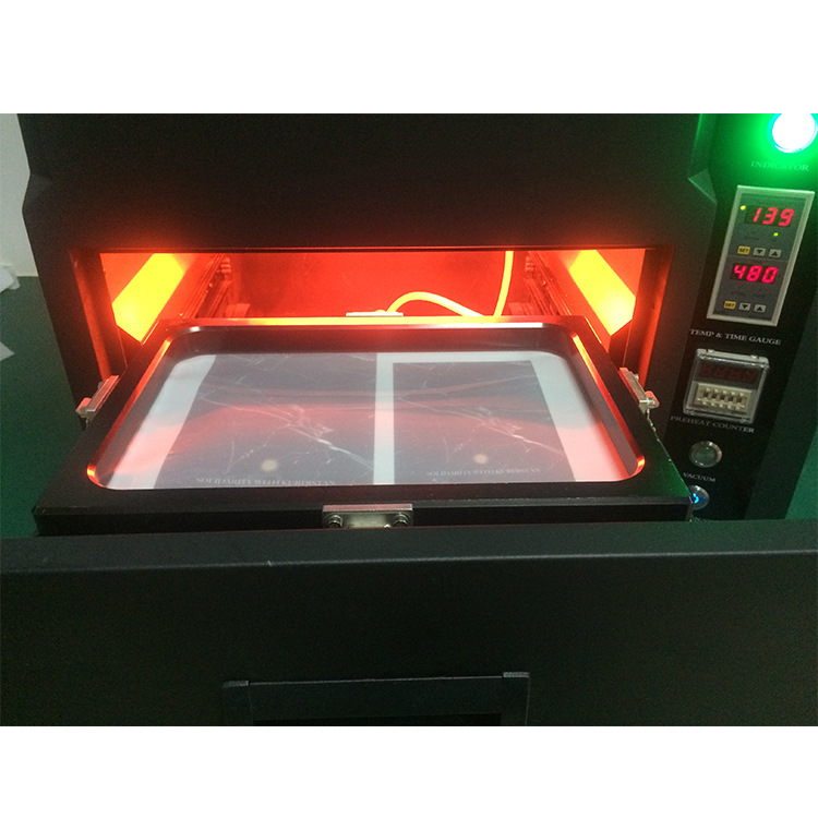 3D热升华红外线印制菲林手机壳A3尺寸一出四个手机壳热转印机器