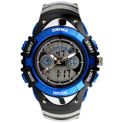 New Men's High-End Brand Digital Watch Waterproof Fashion Dual-Time Children's Student Sports Watch