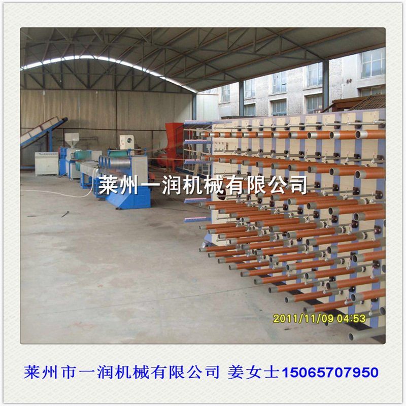 塑料拉丝机选一润牌80型渔网圆丝拉丝机 尼龙钓鱼线割草线拉丝机