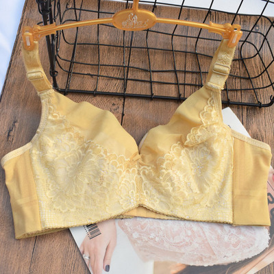 舒適無海綿薄款文胸 薄棉大胸顯小胸文胸有鋼圈大碼內衣聚攏文胸